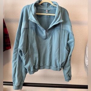 Free people 1/2 zip pullover
